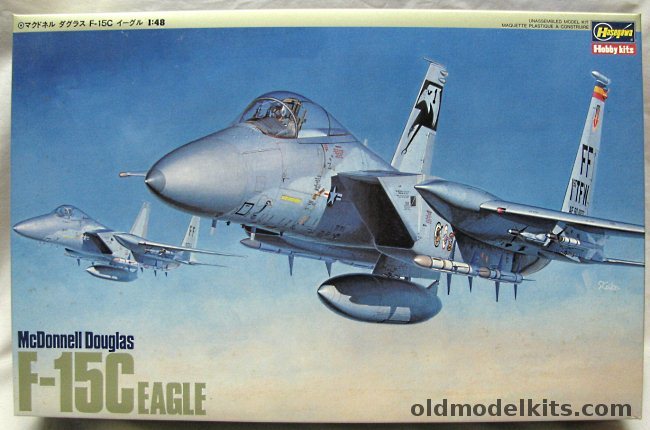Hasegawa 1/48 F-15C Eagle - USAF 1st TFW Commander's Aircraft 1982 or 313th Air Division Commander's Aircraft 1983, P10 plastic model kit